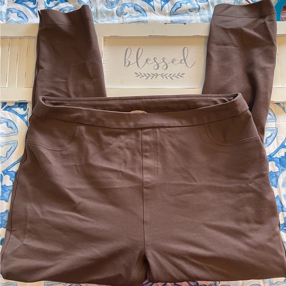 Soft Surroundings brown pants - Picture 5 of 11
